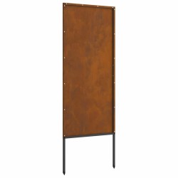 Panneau décoratif de jardin Rouillé 50 x 140 cm 