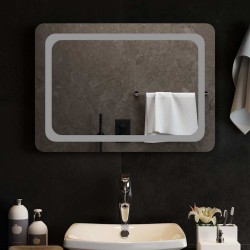 Miroir de salle de bain à LED 70x50 cm 