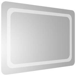 Miroir de salle de bain à LED 70x50 cm 