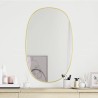 Miroir mural Doré 70x45 cm 
