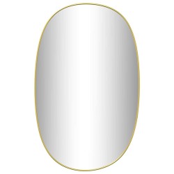 Miroir mural Doré 70x45 cm 