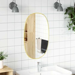 Miroir mural Doré 70x45 cm 