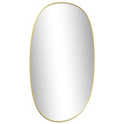 Miroir mural Doré 70x45 cm 