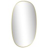 Miroir mural Doré 70x45 cm 
