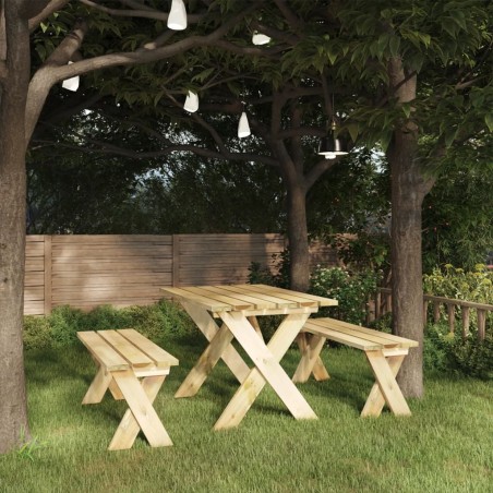 Banc de jardin 110 cm Bois de pin imprégné 