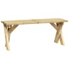 Banc de jardin 110 cm Bois de pin imprégné 