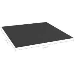 Doublure de bac à sable Noir 120x110 cm 