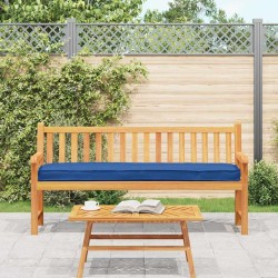 Coussins de palette pour banc, 2 pièces bleu royal, 200x40x8 cm en tissu Oxford. 
