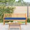 Coussins de palette pour banc, 2 pièces bleu royal, 200x40x8 cm en tissu Oxford. 