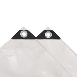  Bâche 650 g / m² 3 x 4 m Blanc alsavelo 