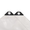  Bâche 650 g / m² 3 x 4 m Blanc alsavelo 