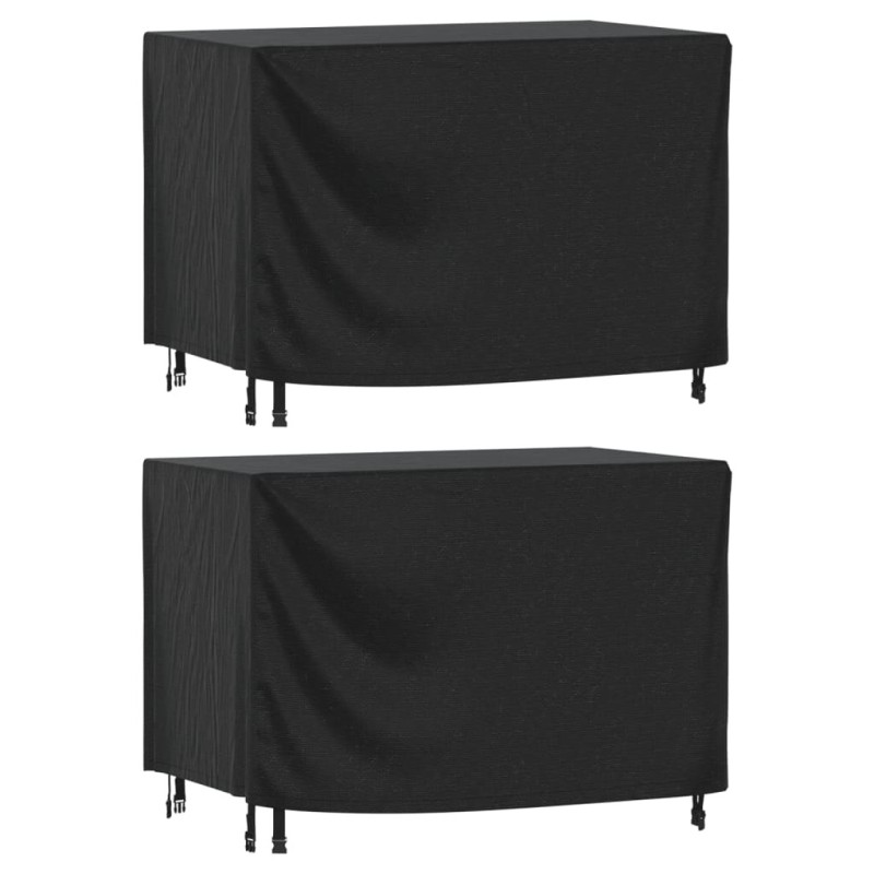 Housses de salon de jardin 2 pcs 140x70x90 cm imperméable 420D 