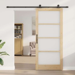 Porte coulissante avec ensemble de quincaillerie 'ORKDAL'93x211 cm 