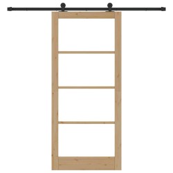 Porte coulissante avec ensemble de quincaillerie 'ORKDAL'93x211 cm 