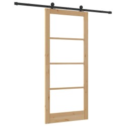 Porte coulissante avec ensemble de quincaillerie 'ORKDAL'93x211 cm 