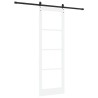 Porte Coulissante avec Ensemble de Matériel 'ORKDAL'Blanche 78x232 cm 