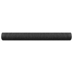 Filet brise-vue Anthracite 1,5x25 m PEHD 195 g/m² 