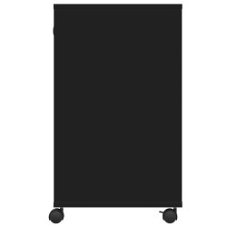 Support d'imprimante avec roulettes noir 60x40x68,5 cm 