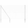 Kit de Clôture 2 pièces Acier galvanisé 25 x 1,5 m Durable 