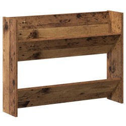 Cabinets à chaussures muraux 2 pcs Vieux bois 60 x 18 x 60 cm 
