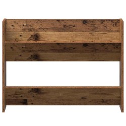 Cabinets à chaussures muraux 2 pcs Vieux bois 60 x 18 x 60 cm 