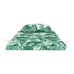 Coussin tropical à motif de feuilles Motif de feuilles Polyester 