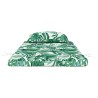 Coussin tropical à motif de feuilles Motif de feuilles Polyester 