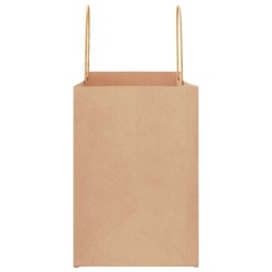 Sacs en papier 250 pcs avec poignées marron 32x17x25 cm 