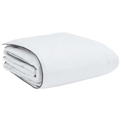 Duvet d'hiver Blanc 200 x 240 cm Polyester Pêche 105gsm 