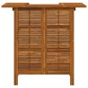 Table de bar 110 x 50 x 105 cm Bois d'acacia massif 