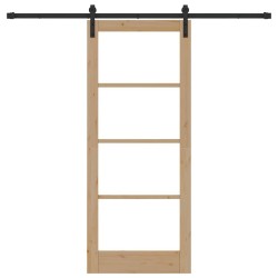 Porte Coulissante avec Quincaillerie 'ORKDAL'83x202 cm 