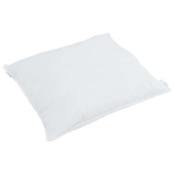Oreillers 2 pcs Blanc 65 x 65 cm 130gsm 100% coton 