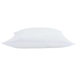 Oreillers 2 pcs Blanc 65 x 65 cm 130gsm 100% coton 