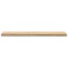 Appuis de fenêtre 2 pcs non traité 110x20x2cm bois chêne massif 