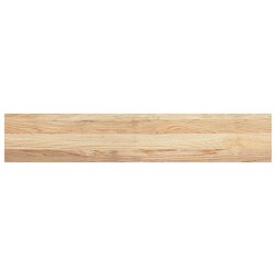Appuis de fenêtre 2 pcs non traité 110x20x2cm bois chêne massif 