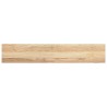 Appuis de fenêtre 2 pcs non traité 110x20x2cm bois chêne massif 