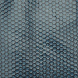 Film solaire de piscine flottant PE 500x300 cm Noir et bleu 