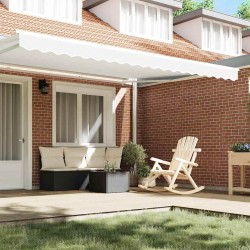Baldaquin pour cadre de 4,5 m en blanc 4,3x0,2 m 