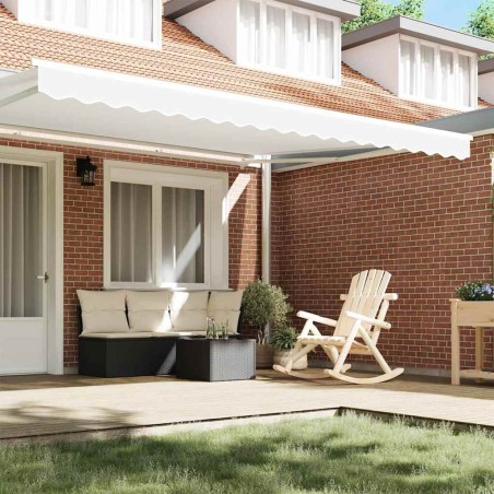 Baldaquin pour cadre de 4,5 m en blanc 4,3x0,2 m 