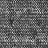 Filet brise-vue Noir 1,8x50 m PEHD 75 g/m²  