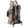 Sac à dos de randonnée marron camouflage 100 L tissu oxford 