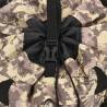 Sac à dos de randonnée marron camouflage 100 L tissu oxford 