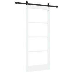 Porte coulissante avec matériel 'ORKDAL'blanche 86x198,5 cm 