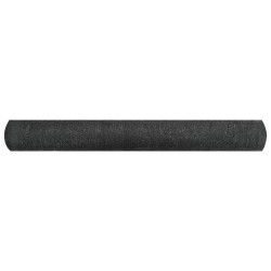 Filet brise-vue Noir 1,8x25 m PEHD 195 g/m²  