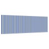 Auvent Rétractable Rayé Bleu et blanc Anthracite 350 x 200 cm 