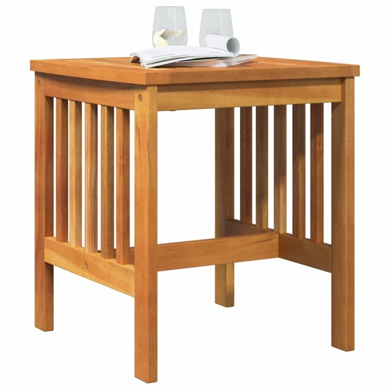 Table d'extérieur Marron 45x45x50 cm en bois d'acacia massif 