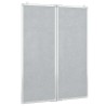 Tableau blanc magnétique pliable 80x100x1,7 cm aluminium 