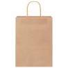 Sacs en papier 250 pcs avec poignées marron 26x12x35 cm 