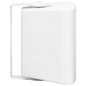 Haut-parleurs stéréo muraux 2pcs blanc intérieur extérieur 80 W 