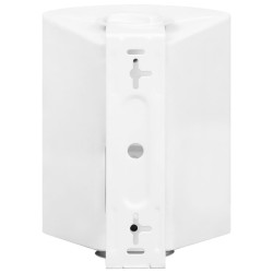 Haut-parleurs stéréo muraux 2pcs blanc intérieur extérieur 80 W 